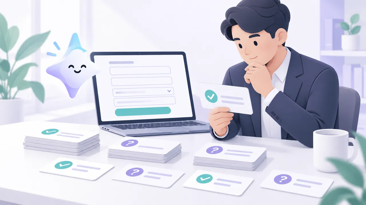 AIが出した問い合わせフォームの候補を必要性に応じて確認する事業主